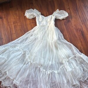 Selkie Silk Ivory Ritz Gown